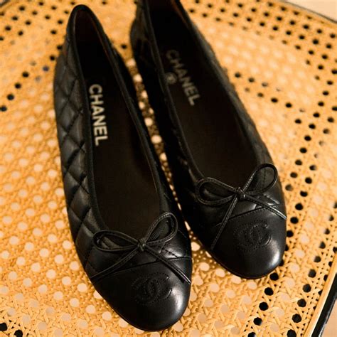 chanel ballet pumps|chanel quilted ballet flats.